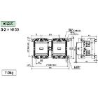 三菱電機 電磁接触器 S-2XN150 コイル電圧 AC100V